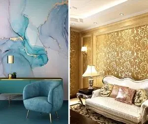 انواع کاغذ دیواری پذیرایی مطابق با هر سلیقه ای / مناسب برای منزل پنجاه تا پونصد متری