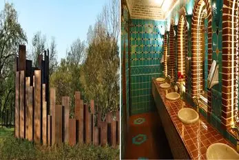 معماری خلاقانه؛ زیباترین توالت‌های عمومی در جهان که بری تو دیگه دل بیرون اومدن نداری