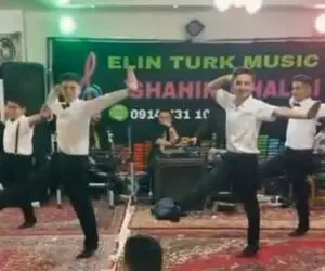 آواز شاد؛ پایکوبی اصیل و زیبای آذری 3 تا نوجوون پرانرژی که همرو میخکوب کرده به زمین