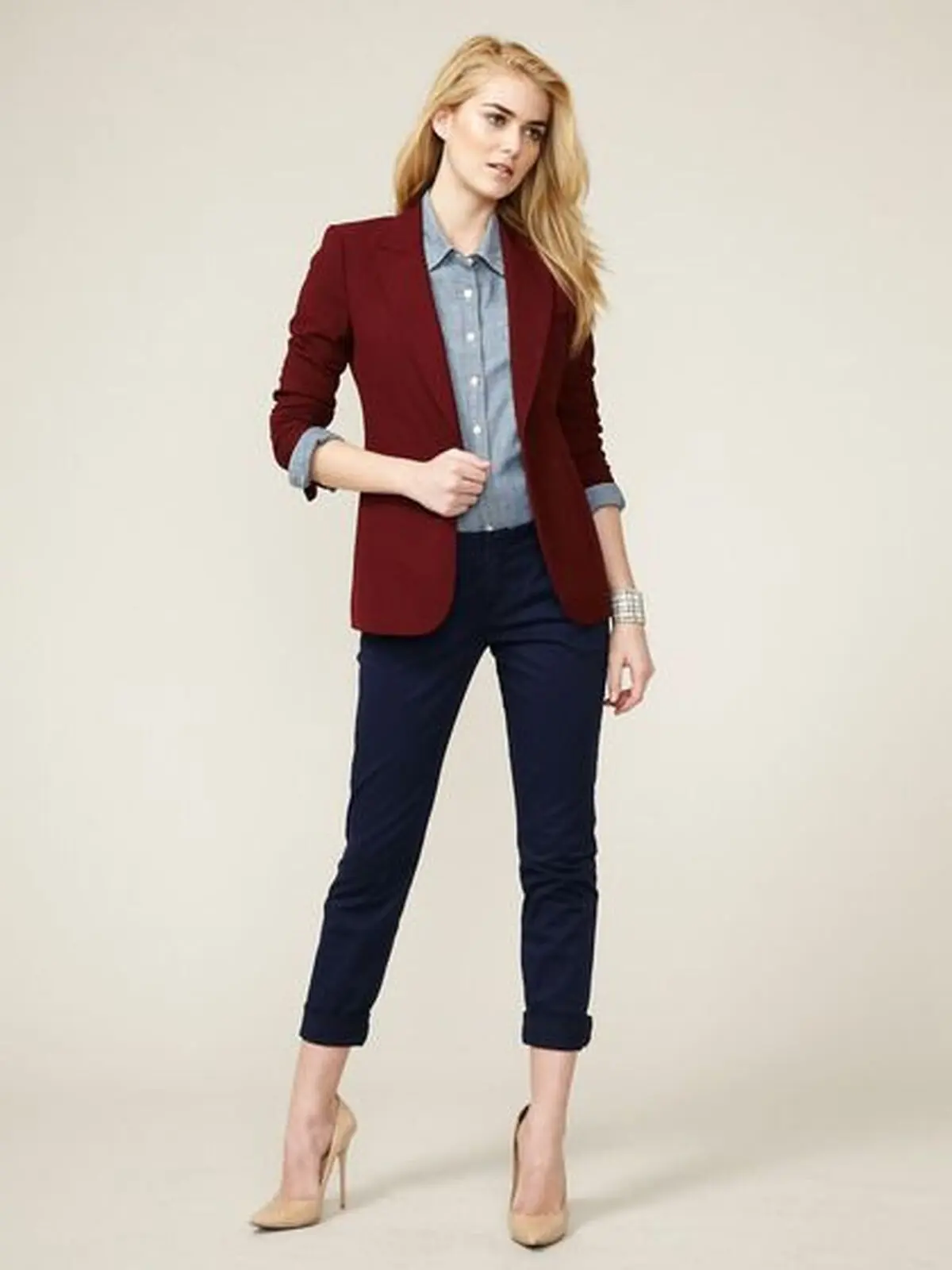 Sky Blue and Burgandy