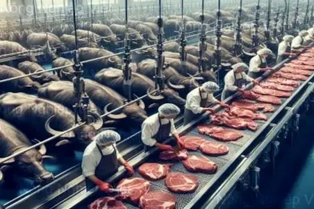 فرآوری گاو؛ گاو تو پر قو میپرورانند برای تجات پر سودشان