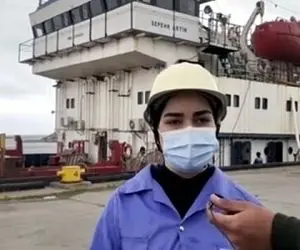 آغاز به کار نخستین بانوی ملوان ایرانی در دریای خزر