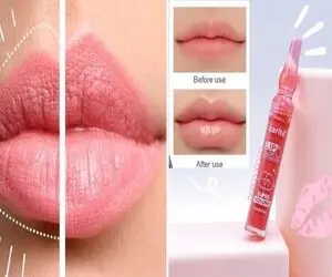 بهترین حجم دهنده های لب / بدون ژل و آمپولو دردسراش لب قلوه ای و برجسته بساز تو سه سوت