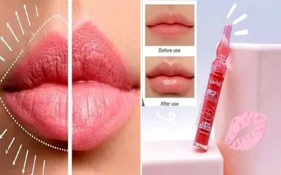 بهترین حجم دهنده های لب / بدون ژل و آمپولو دردسراش لب قلوه ای و برجسته بساز تو سه سوت