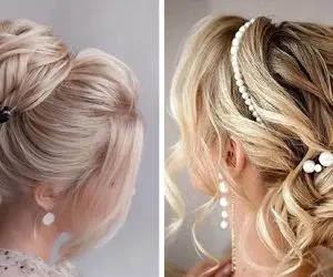 انواع مدل شینیون موی بلوند مناسب دختران خوشتیپ / چه صاحب مجلسی چه مهمون زیباترینی