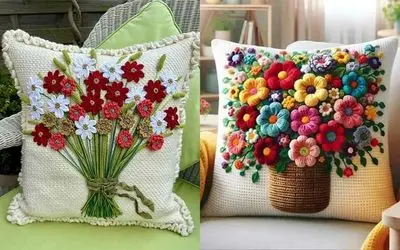 کوسن های فانتزی و خوش رنگ و لعاب برا شاد نشون دادن دکور؛ انتخاب کدبانوهای همه چی تموم