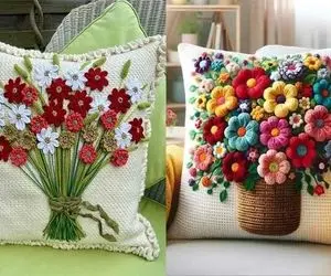 کوسن های فانتزی و خوش رنگ و لعاب برا شاد نشون دادن دکور؛ انتخاب کدبانوهای همه چی تموم