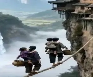 معماری خلاقانه؛ شوهر خانومه هیچی خودش بچه رو کول رو بند راه میره برسن خونه شون