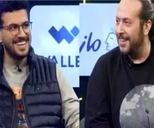 سکانس خندان/امیرحسین قیاسی تایپشو پیدا کرده /به حجازی میگه تو دیگه چه مارمولکی هستی