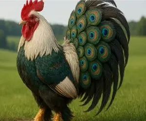 کارخانه حیوانات؛ تولید پرنده زینتی با تزریق ژن طاووس به خروس که میلیاردی بفروشه