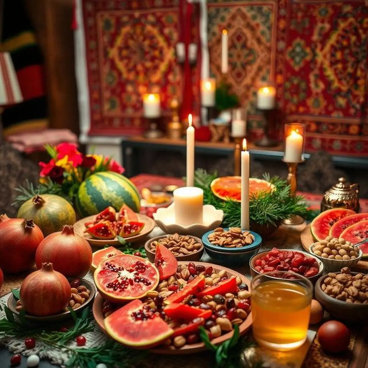 سفره شب یلدا