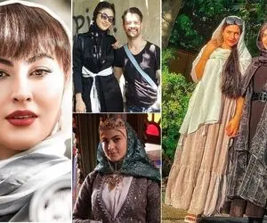 استایل ویبرانت مریم مومن با پروتز چونه عجیب؛ شلوارش بالاس خیلی بالا مثل یقه اسکی!
