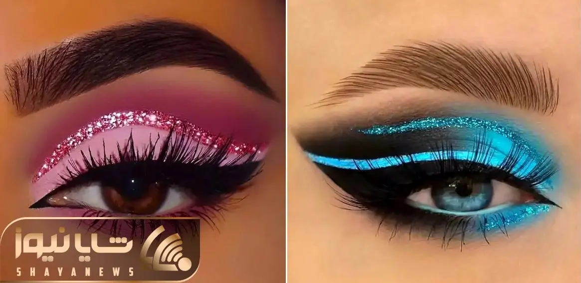 انواع سایه چشم شاینی برای آرایش 2025؛ نحوه تثبیت و  تکنیک های حرفه ای و ست سازی