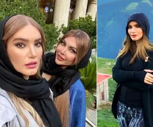 ژست لم داده متین ستوده با موهای بلوند و بازش! +عکس