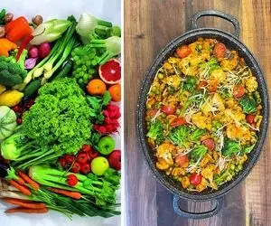 طرز تهیه خوراک سبزیجات خوشمزه و رژیمی + بهترین روش مزه دار کردن سبزیجات
