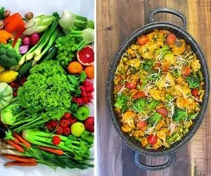 طرز تهیه خوراک سبزیجات خوشمزه و رژیمی + بهترین روش مزه دار کردن سبزیجات