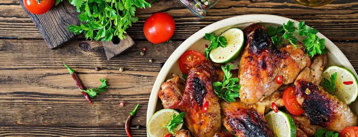 طرز تهیه بال مرغ دودی