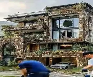 معماری خلاقانه؛ ویلا واقعا پتانسیلشو داشت که بهش برسن قصر شد یه عالم اومد رو قیمتش