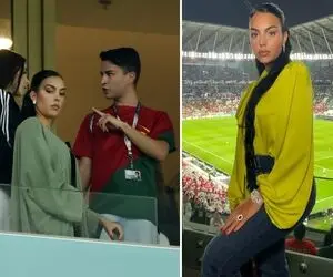 (عکس) جورجینا رودریگز همسر جذاب رونالدو در قطر!
