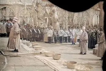 سفر در زمان؛ تصویری از مراسم سلام نوروزی در دربار ناصرالدین‌شاه قاجار سال ۱۲۸۰