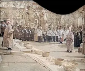 سفر در زمان؛ تصویری از مراسم سلام نوروزی در دربار ناصرالدین‌شاه قاجار سال ۱۲۸۰