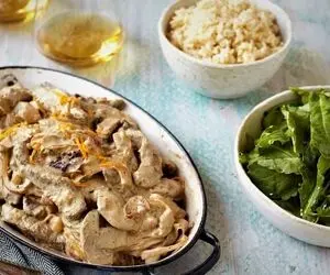 طرز تهیه چیکن استروگانف روسی