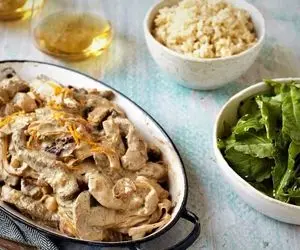 طرز تهیه چیکن استروگانف روسی