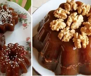 طرز تهیه مسقطی با شیره انگور / یه دسر سنتی خوشمزه با روش پخت سریع و آسان