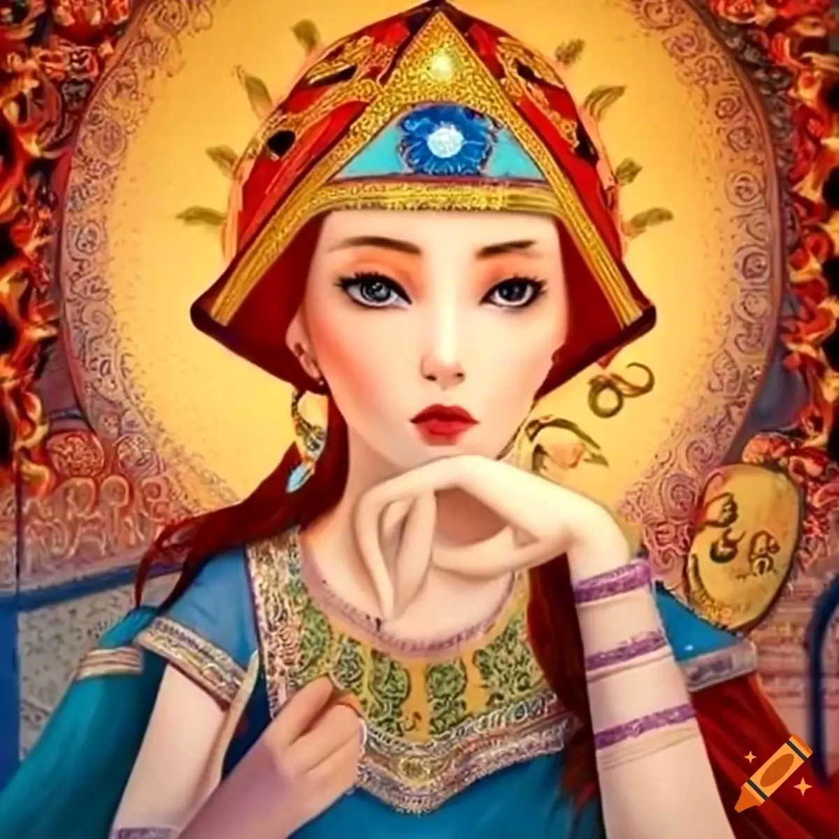 craiyon_154858_traditional_Kazakh_fairy_tale