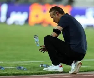 واکنش یحیی گل محمدی بعد از شکست پرسپولیس مقابل صنعت نفت