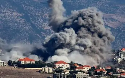 حملات سنگین رژیم اسرائیل به لبنان با ۲۰ حمله هوایی