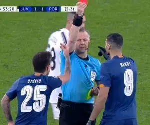 (ویدیو) خلاصه بازی یوونتوس - پورتو؛ اخراج و پنالتی مهدی طارمی