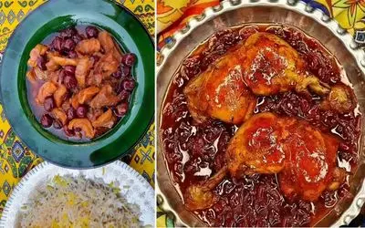طرز تهیه خورش آلبالو خوشمزه و خوش طعم / یه غذای عالی که مزه بهشت میده