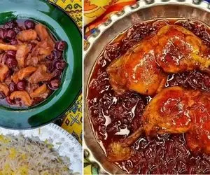 طرز تهیه خورش آلبالو خوشمزه و خوش طعم / یه غذای عالی که مزه بهشت میده