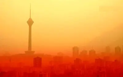 هوای تهران آلوده و در وضعیت نارنجی است