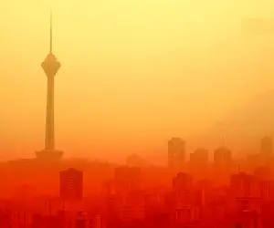 هوای تهران آلوده و در وضعیت نارنجی است