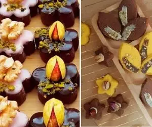 طرز تهیه شیرینی اتابکی در فر و در قابلمه / دستور پخت راحت و اندازه ها با لیوان