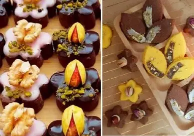 طرز تهیه شیرینی اتابکی در فر و در قابلمه / دستور پخت راحت و اندازه ها با لیوان