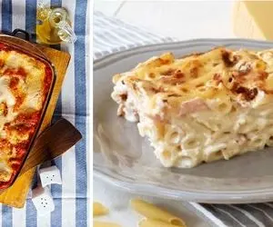 طرز تهیه سوفله گوشت و پاستا / بهترین دستور بدون نیاز به سس بشامل