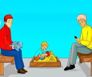 بازی فکری؛ اگه هوشت مثل آتشفشان فوران میکنه بگو کدوم از آقایون پدر پسر بچست؟