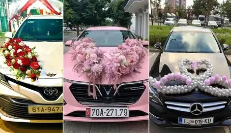 بهترین گل برای تزیین ماشین عروس؛ ایده دکوربندی ماشین و نکاتی که رعایت نشن همچی خرابه