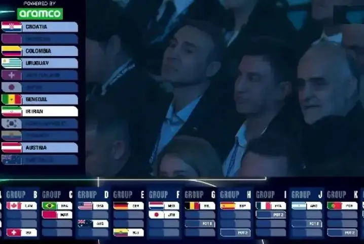 لبخند قلعه نویی بعد از اعلام گروه ایران در جام جهانی ۲۰۲۶ همه‌چیز را گفت