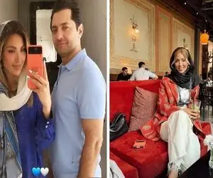 "زن بهرام رادان" با جیب پر و تیپ خارجکیش وسط اروپا برق میزنه؛ رفیقش از ما بهترونه