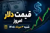 آخرین قیمت دلار آزاد و توافقی امروز 3 مرداد 1405/ پیش‌بینی فردا 4 مرداد