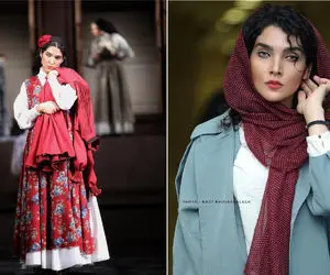 سارا رسول زاده با استایل رمانتیک و هنری؛ بازیگر خوش چهره سینما با قهوه ترک رفته خارج!