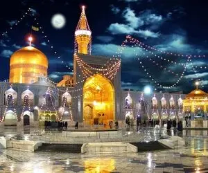 آواز جگرسوز؛ امین بانی تو حرم امام رضا چه سوزناک آمده ام ای شاه پناهم بده رو خوند