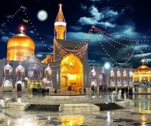 آواز جگرسوز؛ امین بانی تو حرم امام رضا چه سوزناک آمده ام ای شاه پناهم بده رو خوند