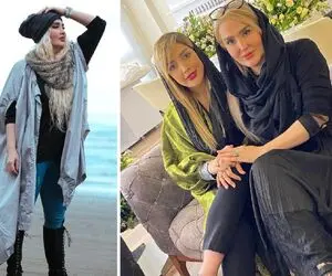 خانم بازیگر بیخیال با صورت عروسکی در کافه!