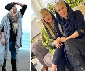 خانم بازیگر بیخیال با صورت عروسکی در کافه!