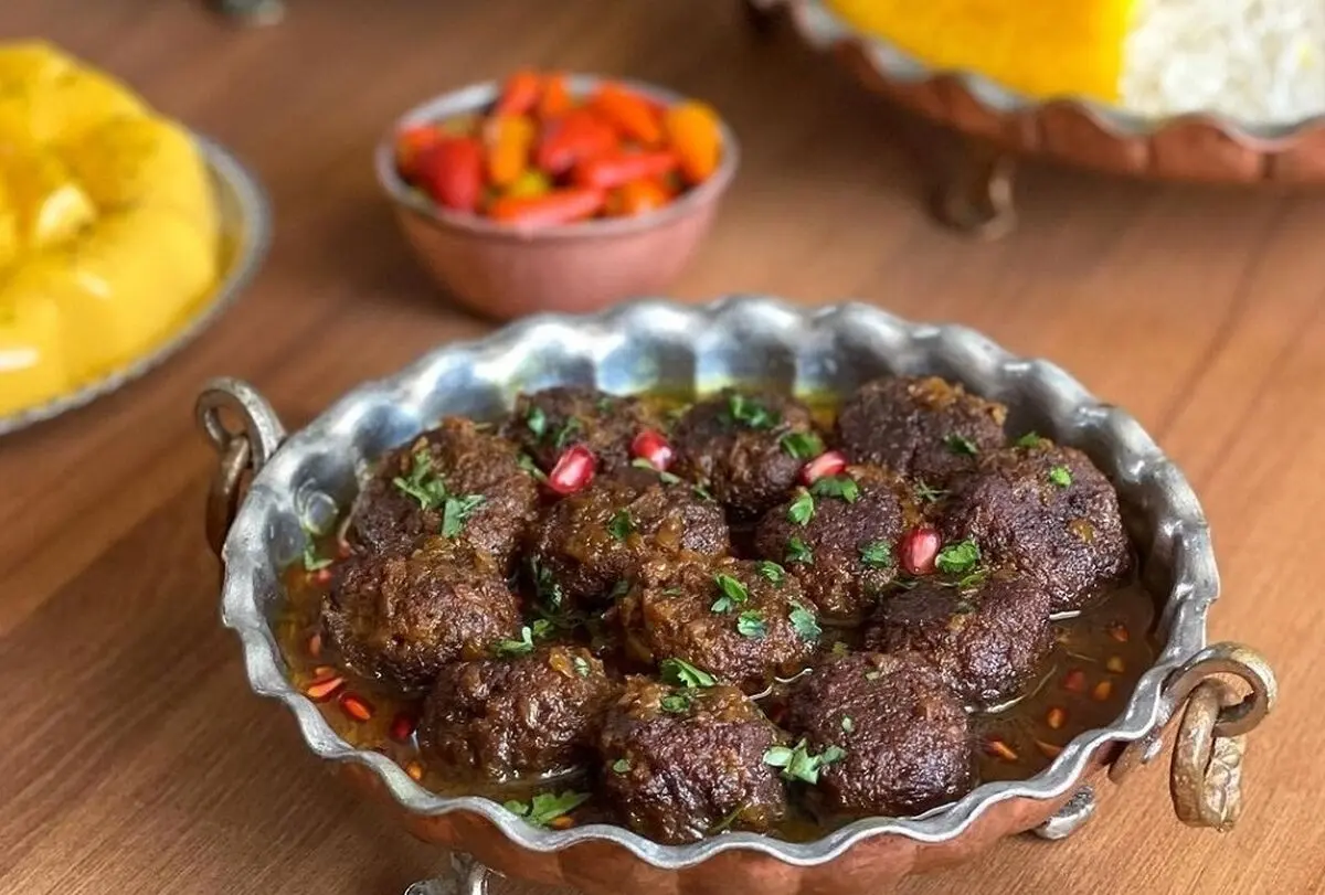 کوفته انار و گردو